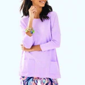 Euc Lilly Pulitzer Lilac Elba Sweater